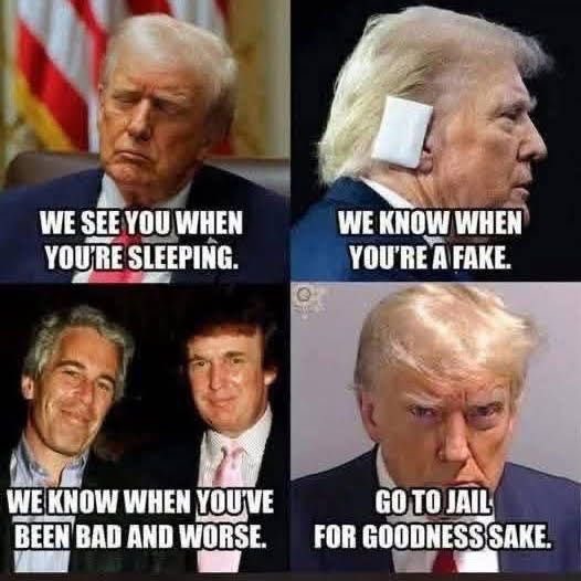 SheepleResist's tweet photo. @atrupar Yes we absolutely TF can imagine it. However, Biden wasn’t on the ticket, Carlos - that’s why I voted for Kamala. We wouldn’t have this chaos w/ a qualified leader. Instead, we have an epic circus that assembles daily under the big top 🎪 of a ridiculously spray tanned imbecile. https://t.co/pFlSZTGiBO
