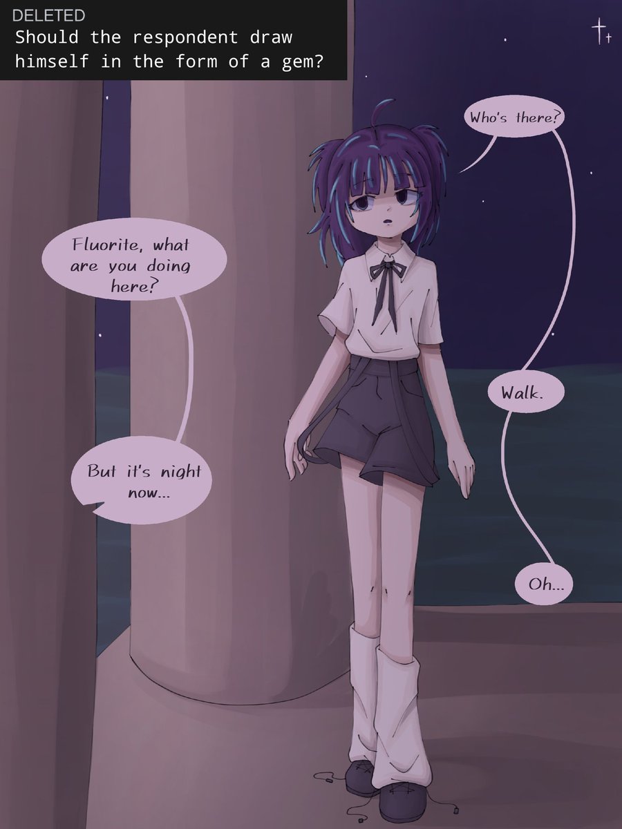 KiraRender's tweet photo. Oh, and I drew this myself. Now I'm in the Land of Lustrous! It still looks cute after all this time. And yes, I have bad eyesight. -4 and -4.5, if you like. 
#art #hnk #ask #houseki_no_kuni https://t.co/eEz1LG9wz6