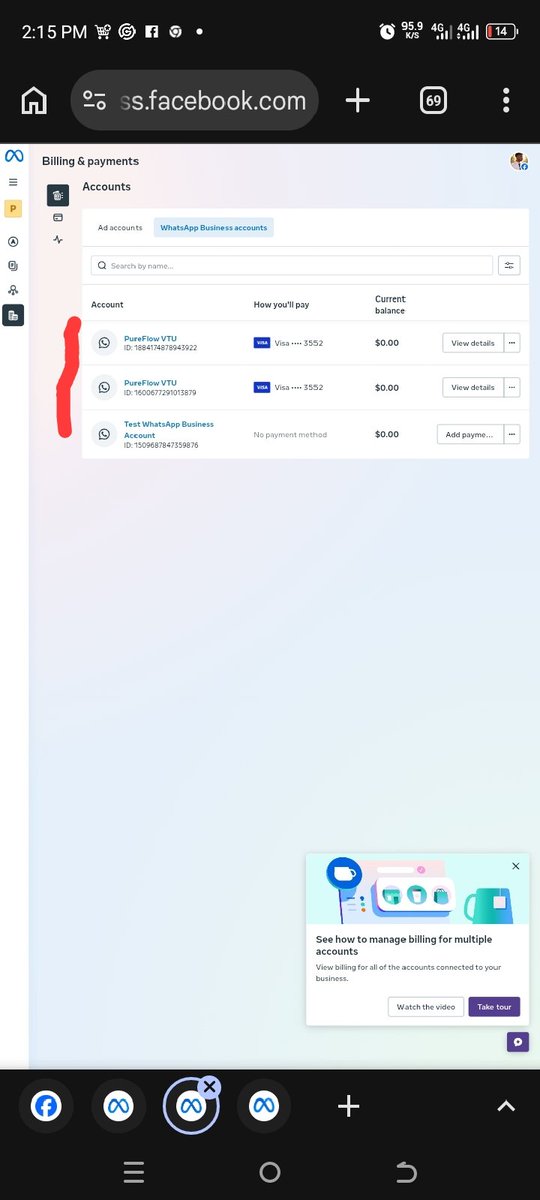 Godfirst46290's tweet photo. .@Meta @WhatsApp @facebook I'm facing a critical billing bug. Card is active but API says "Missing Payment Method," stalling my launch. Business ID: 1884174878943922. Pls fix this glitch! #Meta #WhatsAppBusiness #DevHelp https://t.co/5v3f0V54Ba