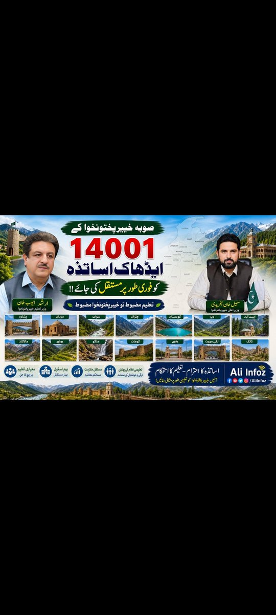 ahmad_shah55's tweet photo. سر کل Regularization کے بارے میں چھٹا Ministerial meeting ہیں۔ مزید ملتوی نہیں ہونا چاہیئے ۔ بہت suffer ہوئے یہ 14001 ٹیچرز ۔ 

آپکی مہربانی ہوگی ۔
#Regularize14001Teachers2022KP

@KPChiefMinister 
@MuzzammilAslam3 
@AftabAlamPTI https://t.co/GEaRIyVBe6