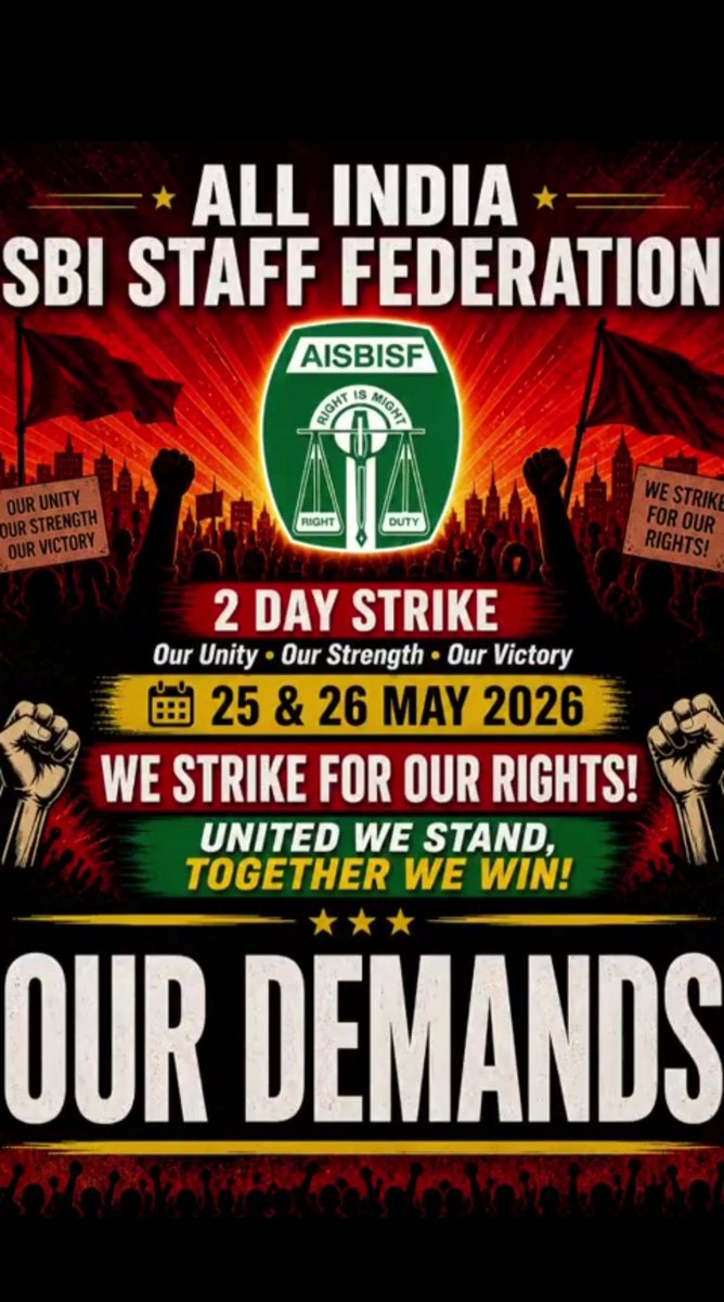 #JusticeforSBIemployees
<a href="/PMOIndia/">PMO India</a> <a href="/FinMinIndia/">Ministry of Finance</a> <a href="/nsitharaman/">Nirmala Sitharaman</a> <a href="/aajtak/">AajTak</a> <a href="/narendramodi/">Narendra Modi</a> <a href="/IndiaBankAssoc/">All India Bank association</a> <a href="/AmitShah/">Amit Shah</a> <a href="/ABPNews/">ABP News</a> <a href="/ndtvindia/">NDTV India</a> <a href="/IndiaBankAssoc/">All India Bank association</a> 
JUSTICEFORSBIEMPLOYEES