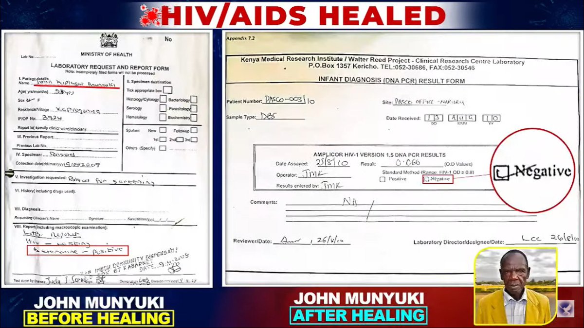 #JesusTriumphantKing
John Munyuki foi tocado pelo Senhor e o seu vírus do HIV foi deletado, vamos celebrar pelo milagre que o Senhor fez na vida dele.