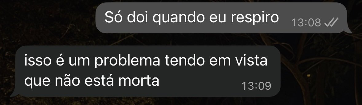fui picada por uma abelha hoje (no seio)
foi babado