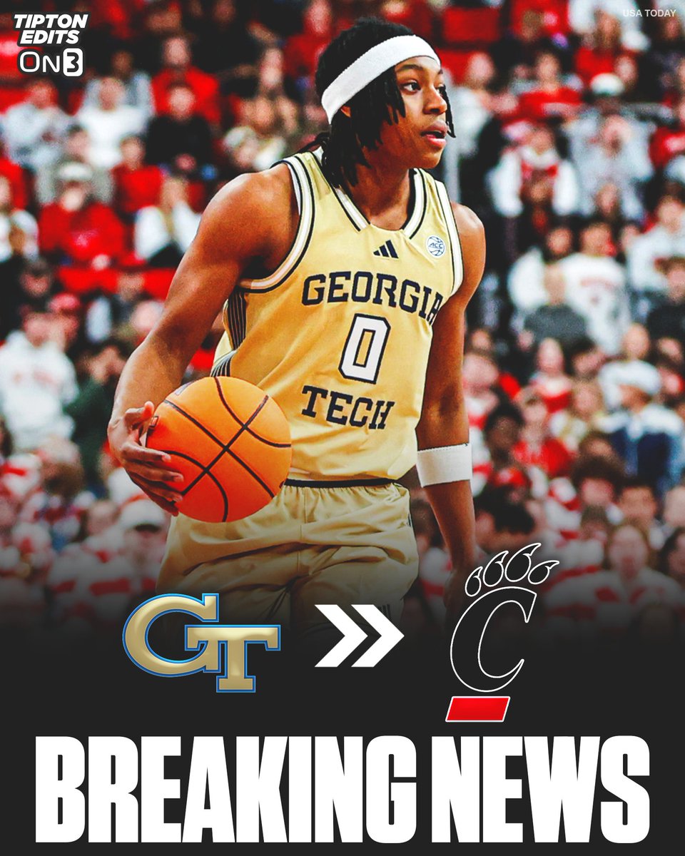 NEWS: Georgia Tech transfer guard Akai Fleming has committed to Cincinnati, he told <a href="/On3/">On3</a>.

The 6-foot-4 freshman averaged 10.4 points, 3.2 rebounds, and 1.3 assists per game this season. Former 4⭐️ recruit. 

on3.com/news/cincinnat…