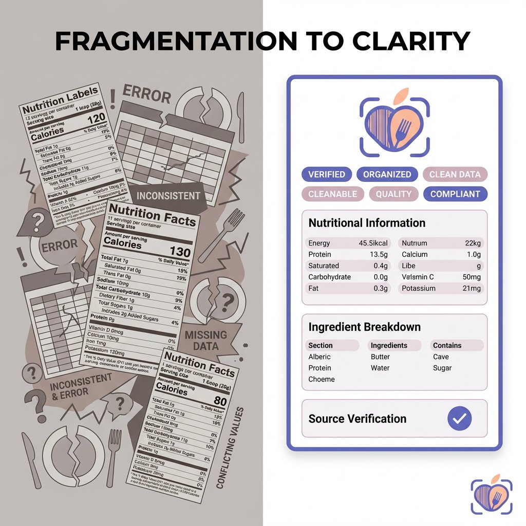 NutriGraphAPI's tweet photo. Fragmented food data is a major bottleneck for enterprise health platforms. Our API-first approach ensures your developers spend less time cleaning data and more time building innovative features. Ready to move to clarity?

#FoodData #HealthTech #SaaS #NutritionAPI #DataIntegrity https://t.co/a4c00I137Q
