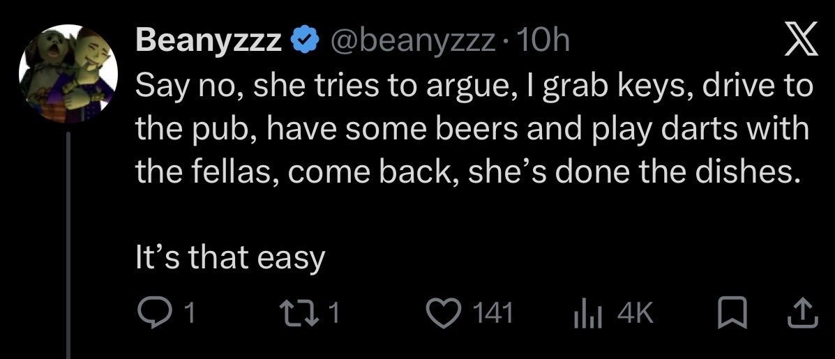 Who needs radfems to “radicalize” young women against marriage when this is how men openly speak about the institution