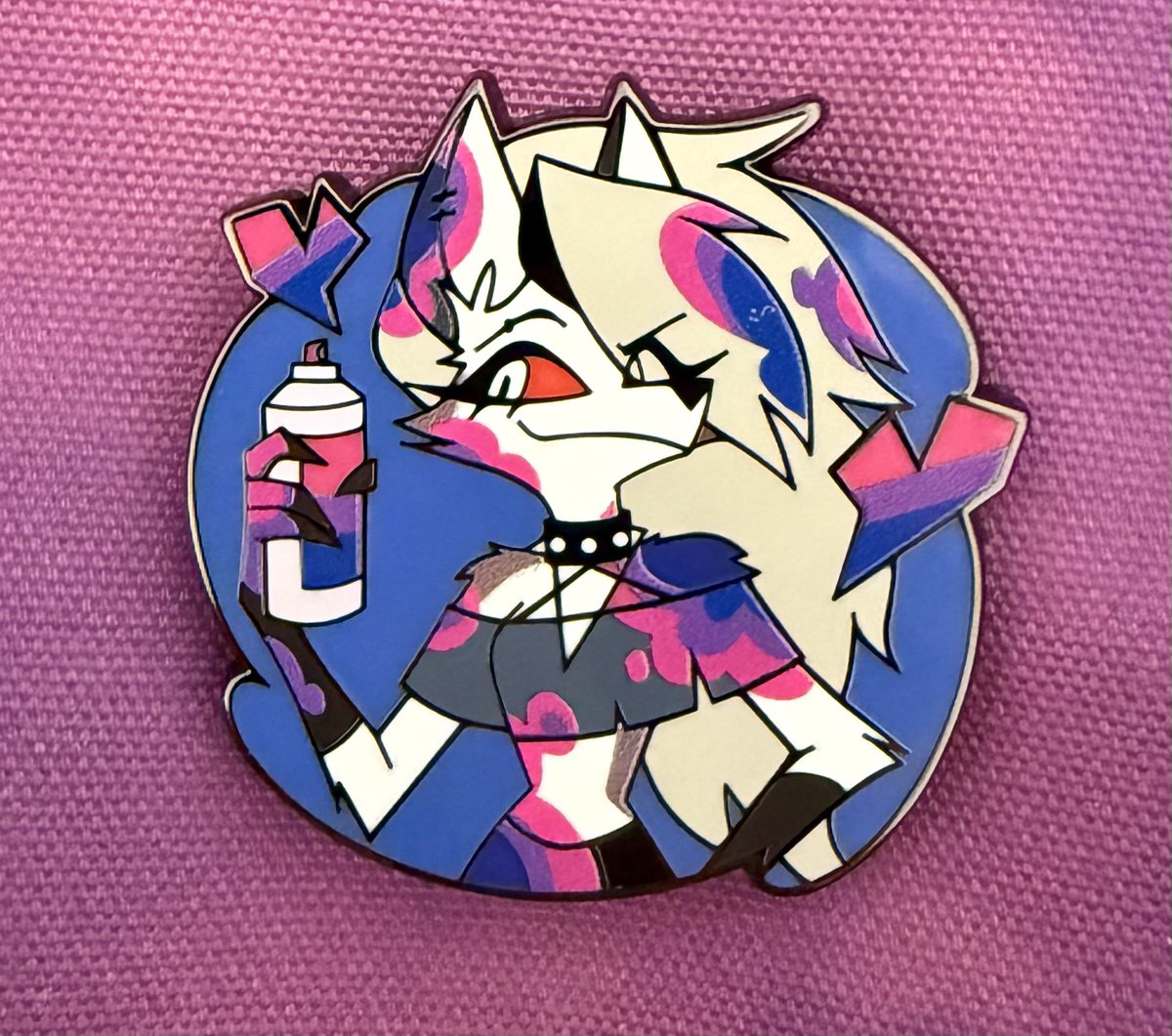 LeahHellhound's tweet photo. My Helluva Boss Pride Blitz/Blitzo, Loona &amp; Beelzebub Pins ❤️ #helluvaboss #helluvabossblitz #helluvabossblitzo #helluvabossloona #helluvabossbeelzebub https://t.co/CpUfNhWTTe