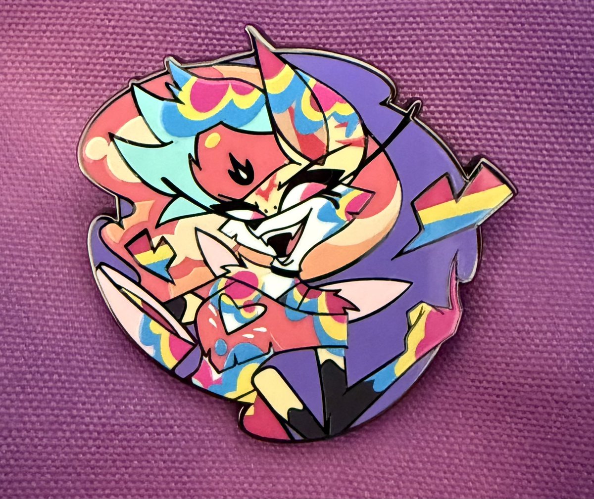 LeahHellhound's tweet photo. My Helluva Boss Pride Blitz/Blitzo, Loona &amp; Beelzebub Pins ❤️ #helluvaboss #helluvabossblitz #helluvabossblitzo #helluvabossloona #helluvabossbeelzebub https://t.co/CpUfNhWTTe