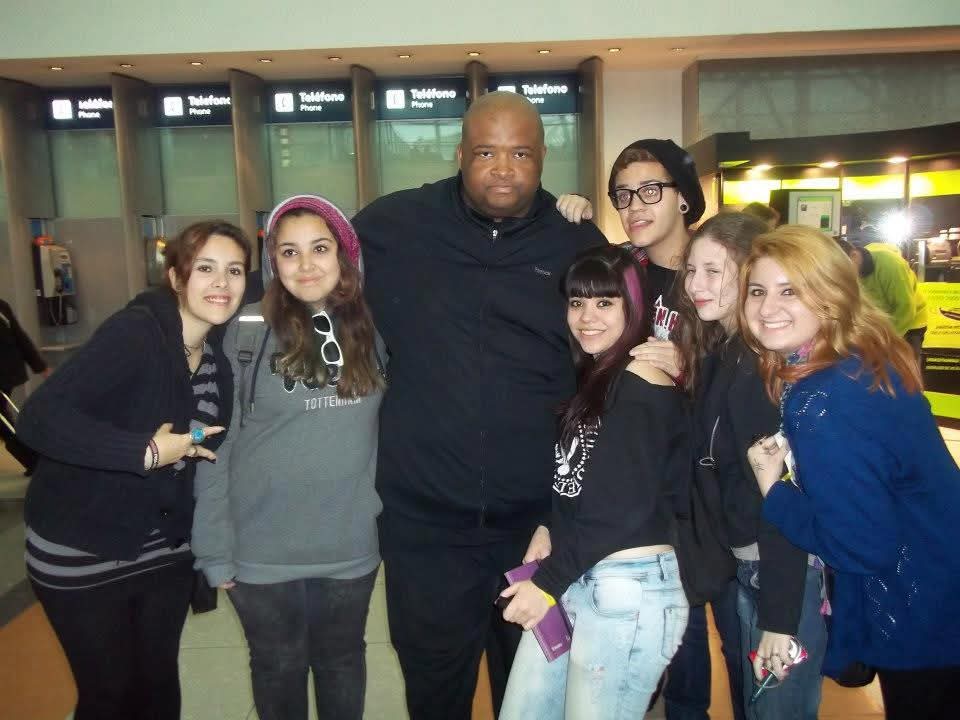 No tengo fotos con los Jonas, pero tengo foto con BIG ROB WACHO. 
(Que épocas loco 😭)