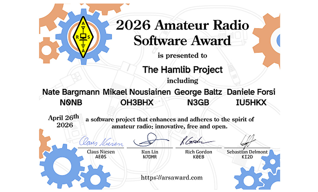 VERON_Nederland's tweet photo. Hamlib is bekroond met de Amateur Radio Software Award 2026, een internationale erkenning voor software die een blijvende impact heeft op de amateurradiowereld.
Lees verder op https://t.co/4a0KOd33BA
#RadioIsMagie #BeleefHetMetDeVERON #Hamlib https://t.co/RAnbwwnkXc