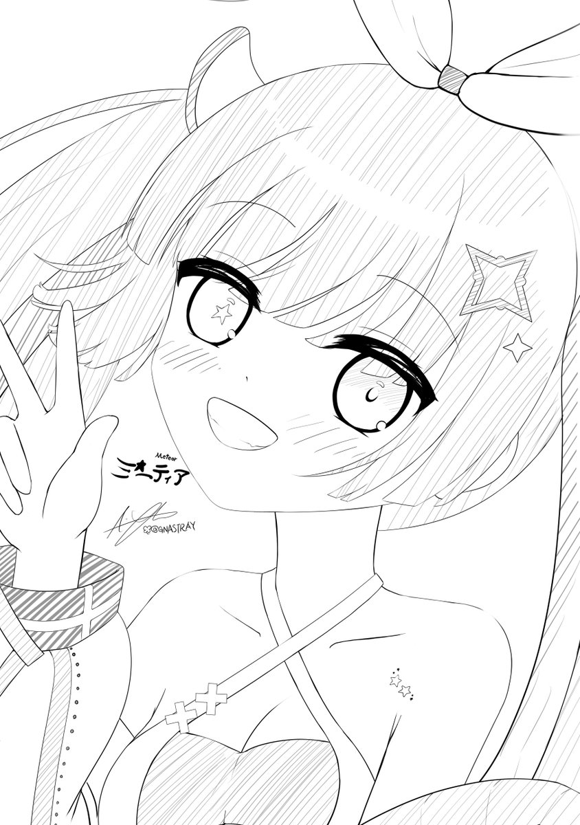 絵 楽しみすぎてすぱーっと描いてたZ/Xのミーティア！ ﾄﾞｩﾝﾄﾞｩﾝﾄﾞｩﾝ