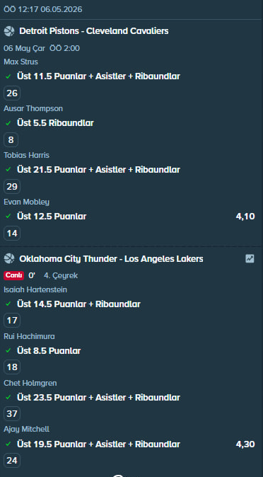 nbaproops's tweet photo. Dün gece telegram grubumuz da paylaştığımız 17 oran kombine kazandı değerlendirenlere bol şanslar :p https://t.co/2xo4OwcHWr