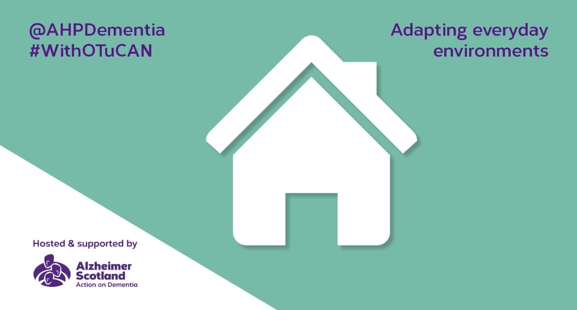 AhpDementia's tweet photo. Small changes at home can make a difference 💡 De-cluttering spaces can help you move around and find things. Decide where
you are going to keep things and always put them there, for example, put your glasses in a small basket on the
mantelpiece. https://t.co/ac6gQN2Uwy