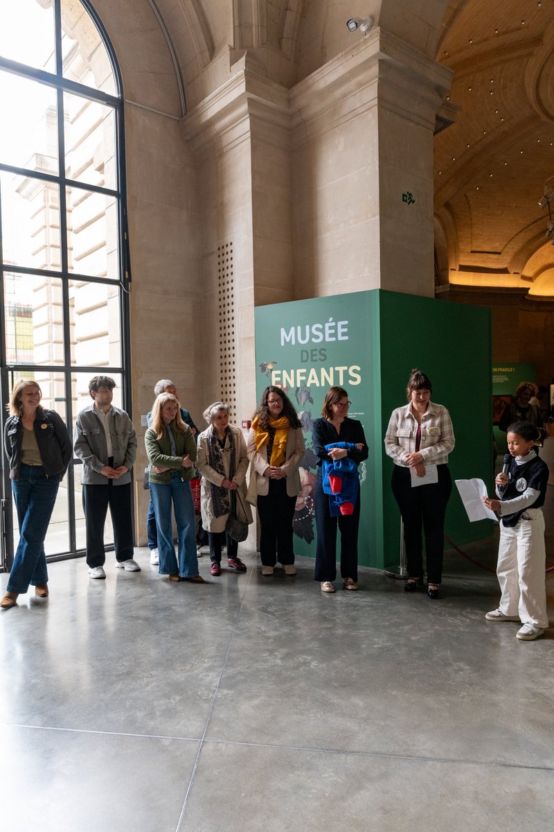ch_brun's tweet photo. Très heureuse d’inaugurer le nouveau Musée des Enfants du @PBALille avec les mini-guides du CME 🧒🎨 
Un espace pensé à leur hauteur, où l’on découvre les œuvres avec les yeux, les mains, les oreilles et l’imagination. 
Parce qu’un musée doit être un lieu accueillant pour tous ! https://t.co/a622494sSe