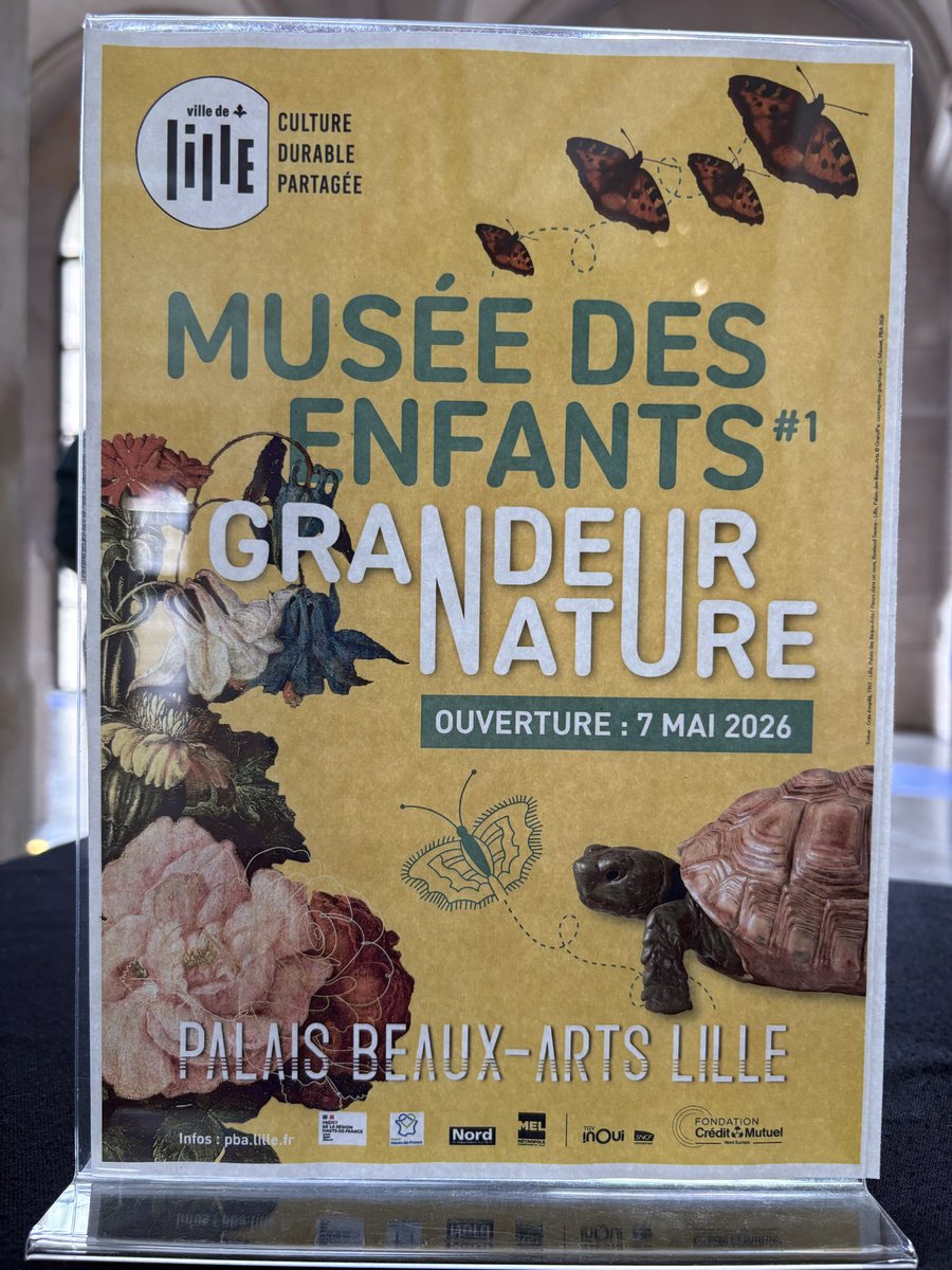 ch_brun's tweet photo. Très heureuse d’inaugurer le nouveau Musée des Enfants du @PBALille avec les mini-guides du CME 🧒🎨 
Un espace pensé à leur hauteur, où l’on découvre les œuvres avec les yeux, les mains, les oreilles et l’imagination. 
Parce qu’un musée doit être un lieu accueillant pour tous ! https://t.co/a622494sSe