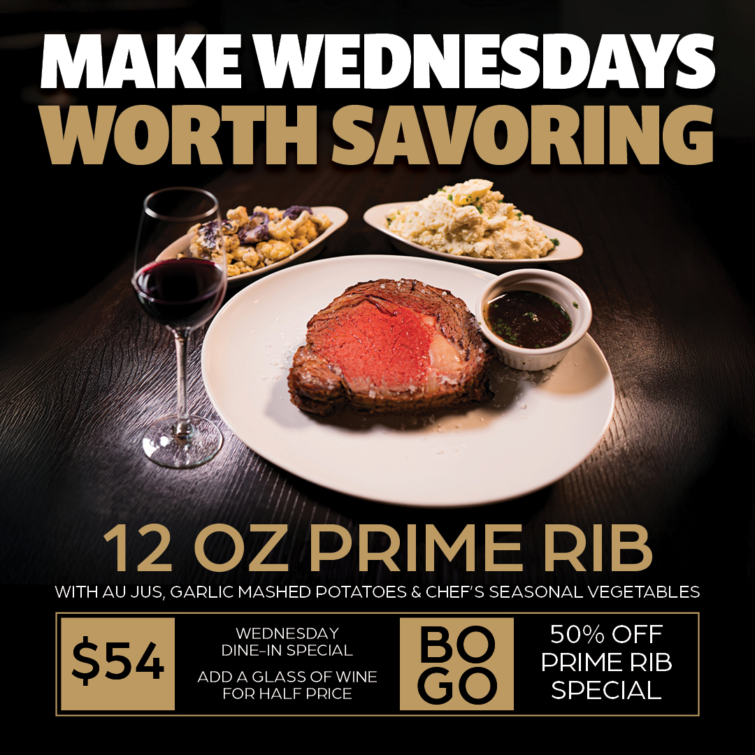 AmericanPlaceIL's tweet photo. Your Wednesday dinner is already sorted! Stop by tomorrow for our Prime Rib Special😍 https://t.co/oEgfzUc0gE
