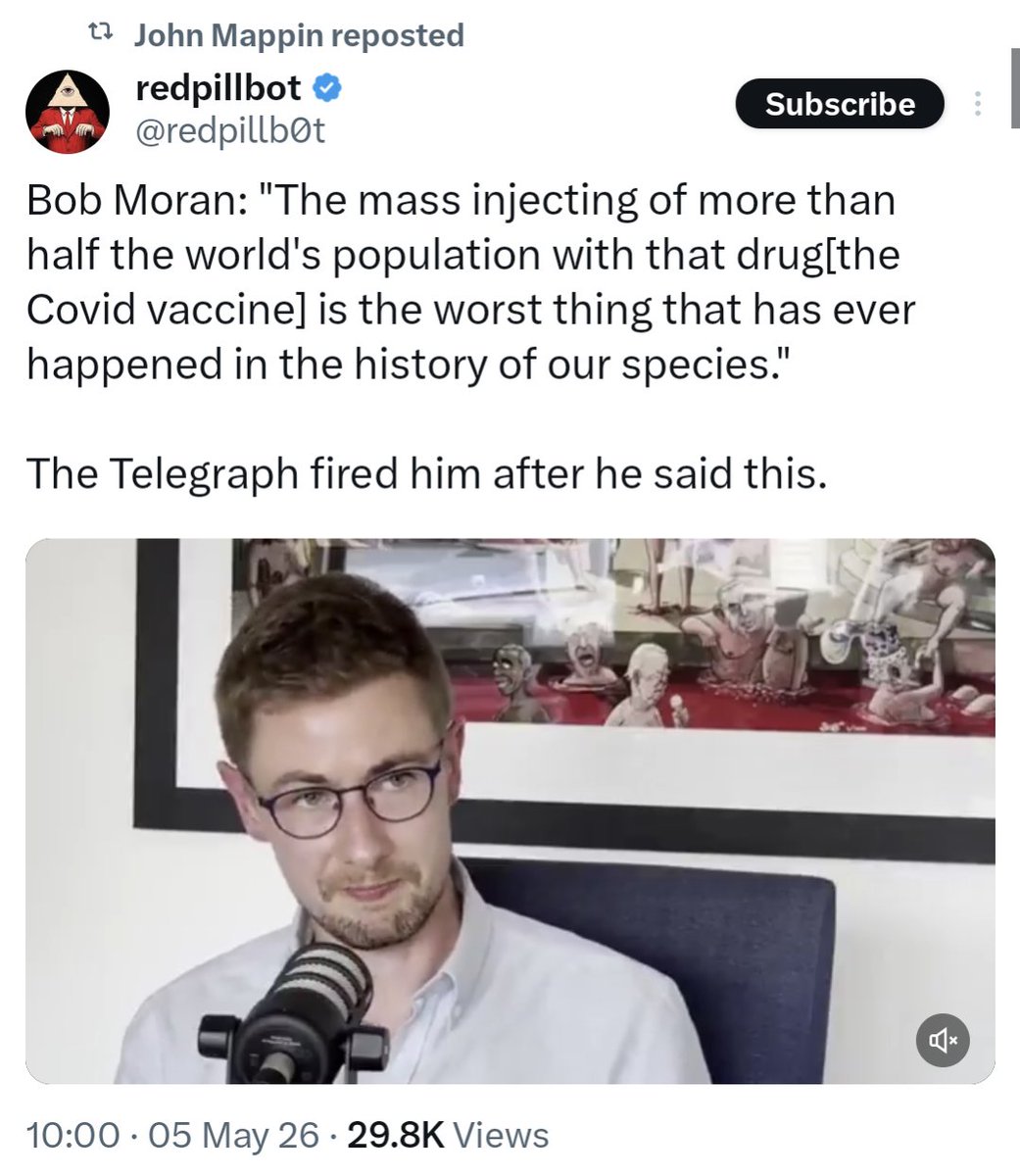 _johnbye's tweet photo. No, The Telegraph fired Bob Moran after he said that a doctor deserved to be abused and called her "evil", all because she .. er .. suggested people should wear masks on public transport during a pandemic. https://t.co/ExhxQI1mMf
