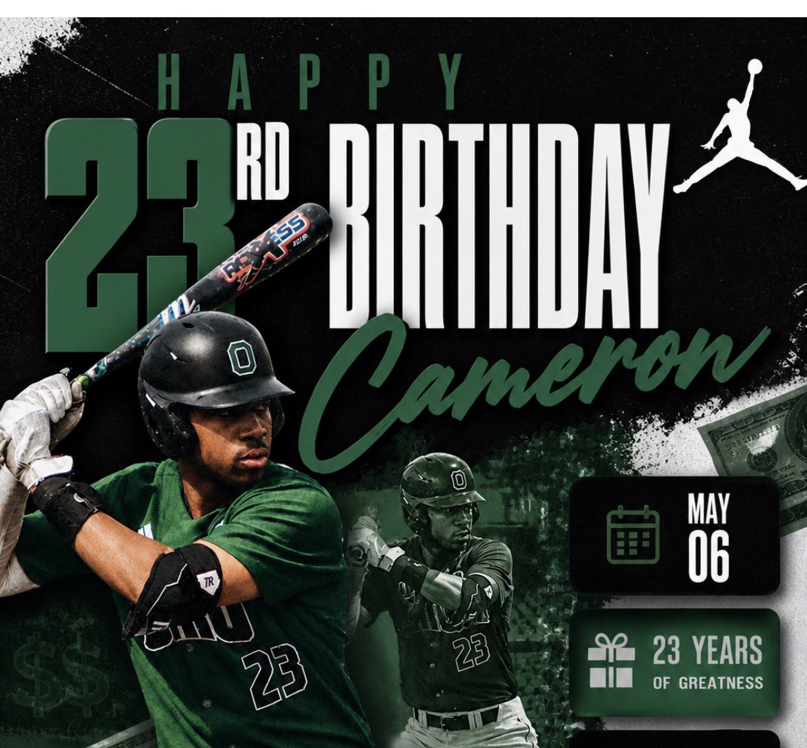 cottenball78's tweet photo. Happy Birthday @CamxHill it’s your Jordan year. Keep being great. Keep being you. https://t.co/yVdaqmeAsg