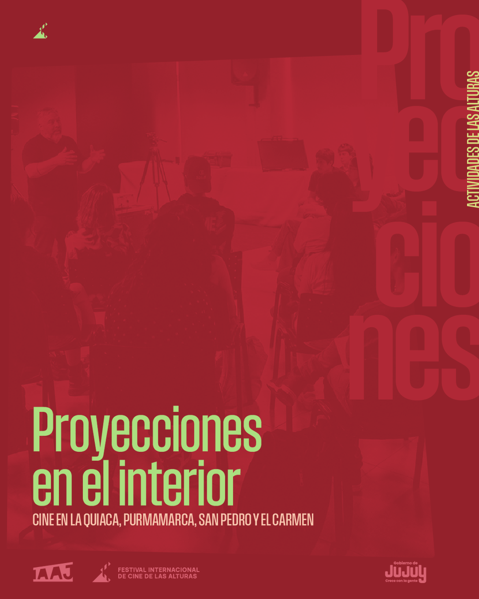 AlturasFilmFest's tweet photo. EL CINE DE LAS ALTURAS LLEGA AL INTERIOR

Una selección única de suspenso, mitos y terror.

Prepárate para vivir historias que nacen de nuestra tierra y cruzan fronteras.

¡Te esperamos para compartir lo mejor del cine andino en Jujuy! 🎥💀

https://t.co/VW6ESUHB1r https://t.co/1HoJD4qZrH
