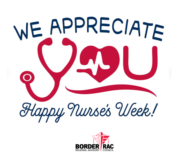BorderRAC's tweet image. Making a difference one patient at a time! Happy National Nurses Week to all the awesome nurses, Enjoy your day! #nursesweek #thankyou #nationalnurseweek #borderrac