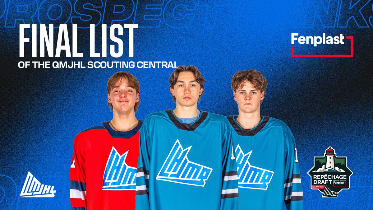 The wait is finally over! Here are the final prospect rankings ahead of the upcoming #QDraft presented by <a href="/fenplast/">Fenplast</a>! 

FULL LIST : chl.ca/lhjmq/en/artic…