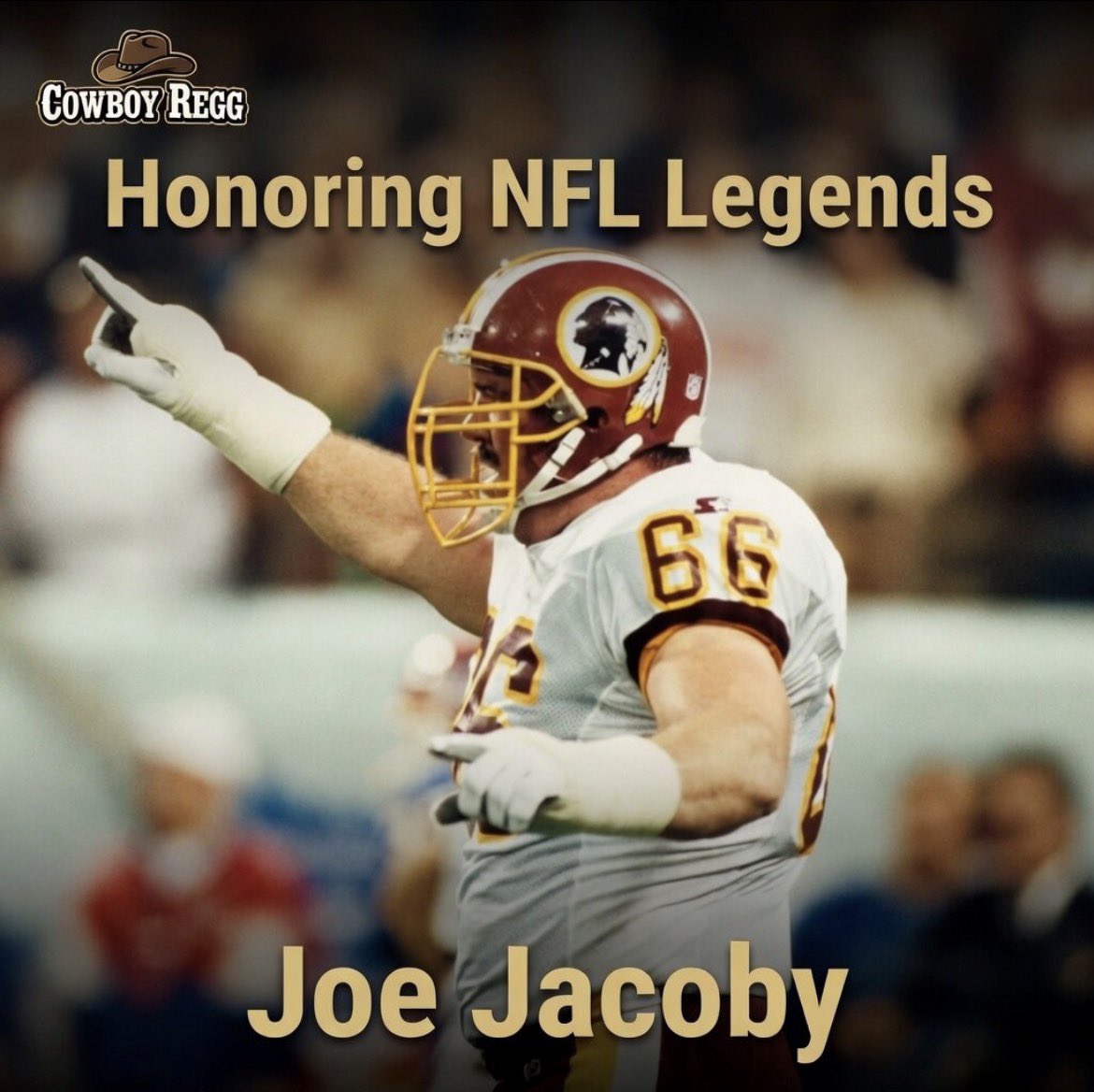 🚨 Honoring NFL Legends 
            👉Joe Jacoby 

🐷 Why isn’t the anchor of the Redskins legendary “Hogs” offensive line in the Hall of Fame?

🏈 Primarily a Left Tackle 
🏈 Undrafted free agent 
🏈 3× Super Bowl Champion 
🏈 4× Pro Bowler
🏈 3× All-Pro
🏈 NFL 1980s All-Decade