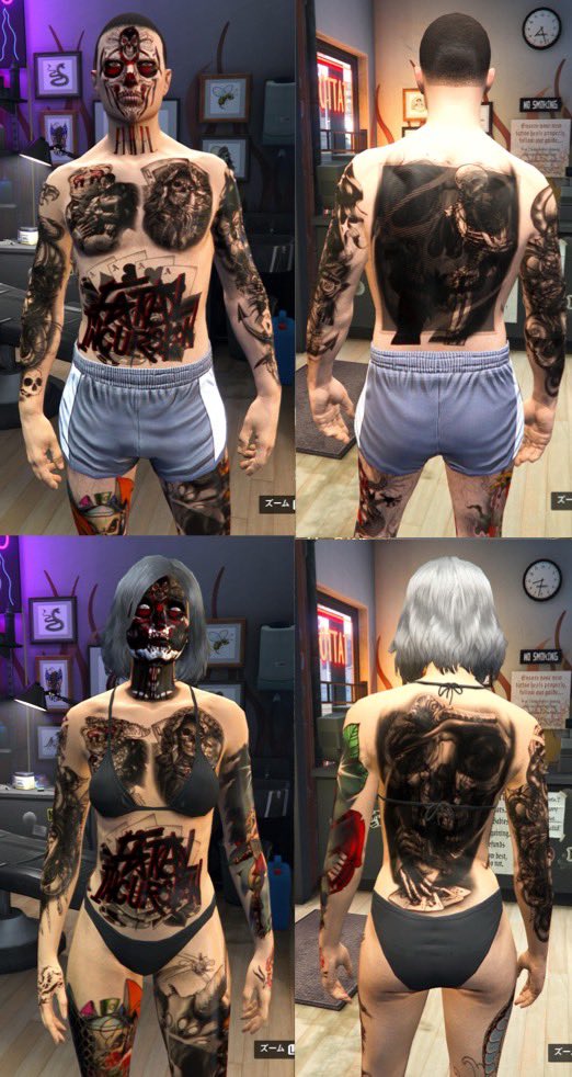 Destroyroze's tweet photo. #Gta代行
Bbffコスチューム
1着2000円
2着4000円
5着8000円
10着13000円

色変え1つにつき
300円

タトゥー重ね
1部位 300円

代行始めたてなので、少し安くしています
実績等今後積み上げていく予定なので気軽に声をかけてください！

拡張版のみです https://t.co/N4CI7ZiWmI