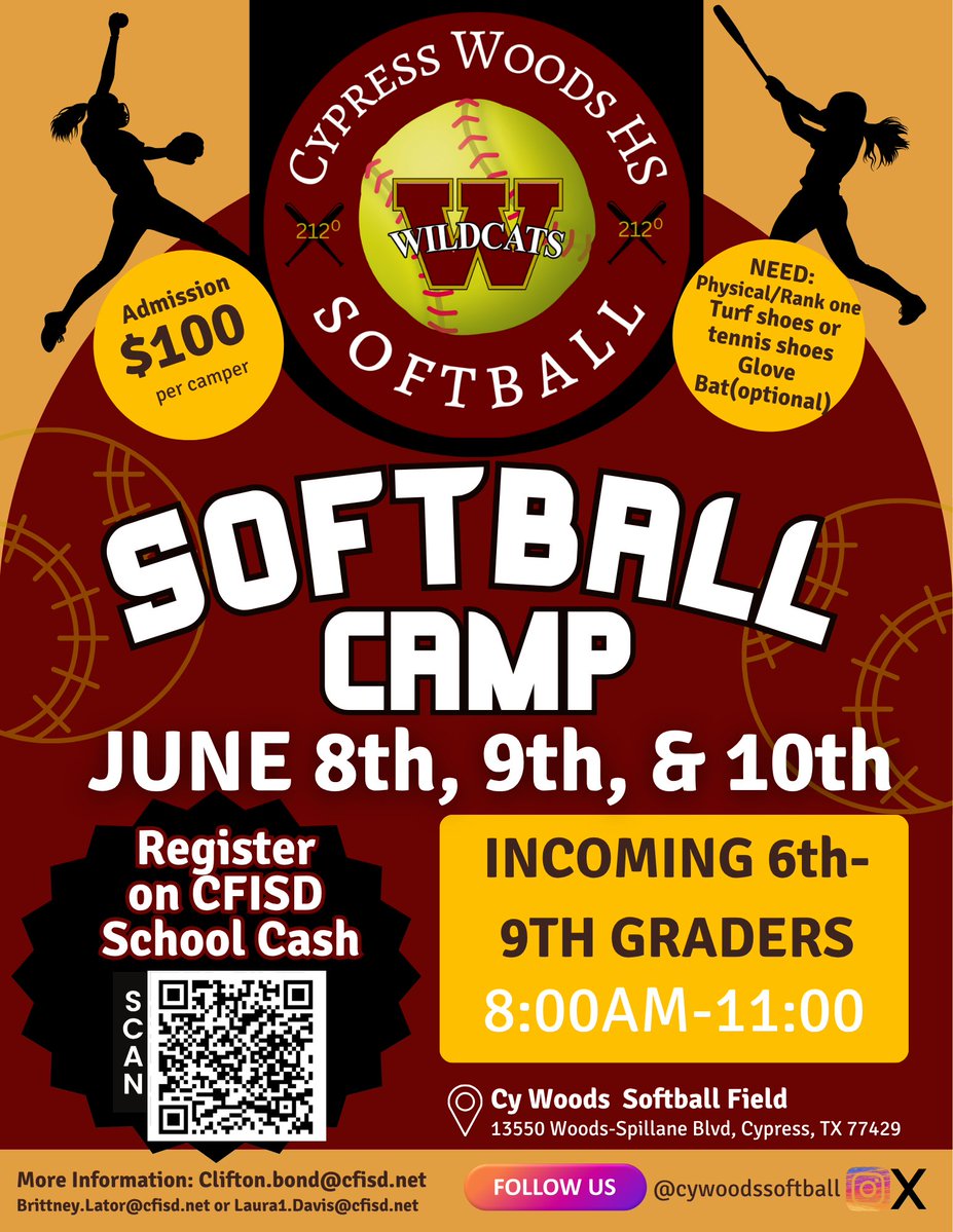 Cy Woods Softball tweet media