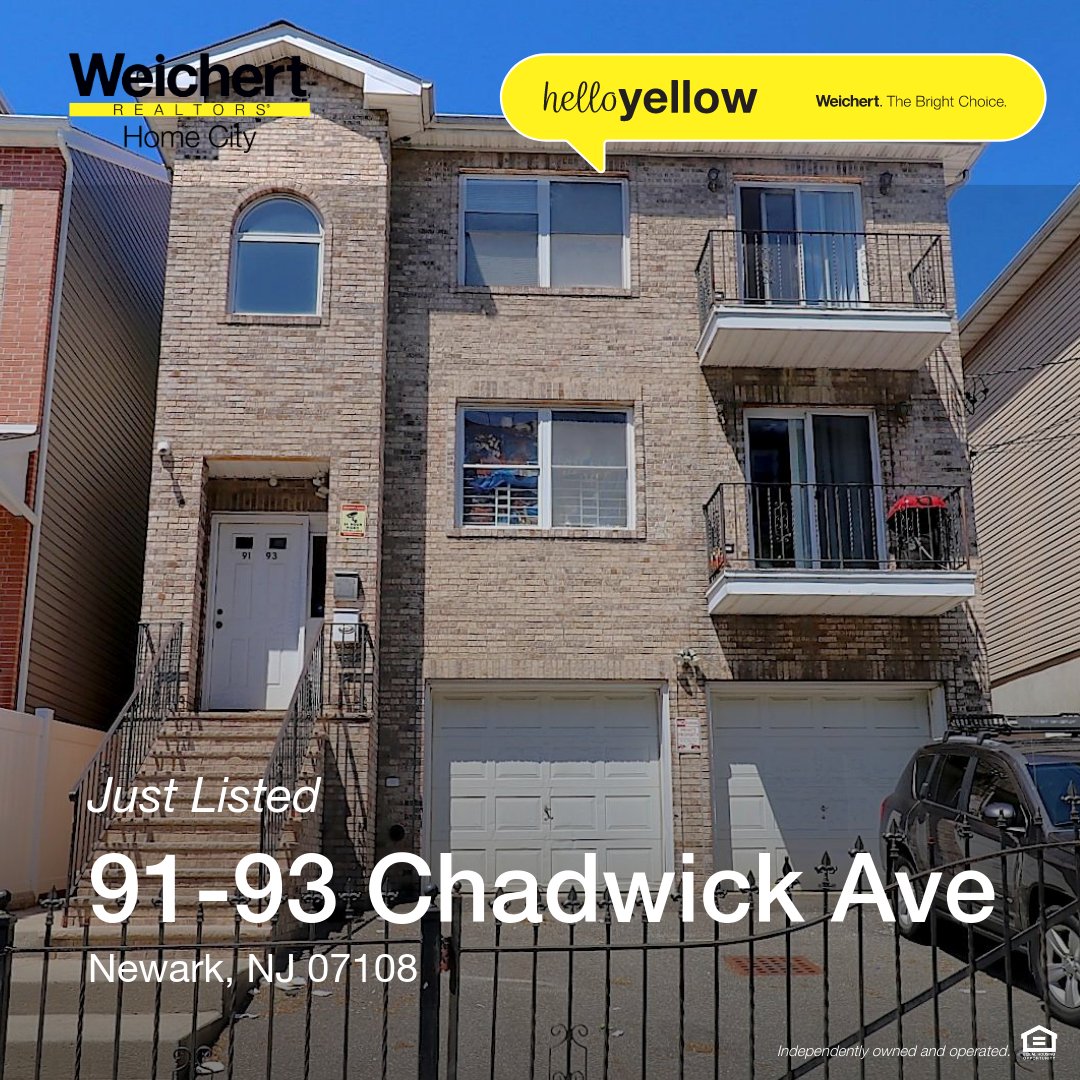 augveris's tweet photo. 🚨 Just Listed in Newark! 🚨
Welcome to 91–93 Chadwick Ave, Newark, NJ 07108 — 
If you have any questions or are looking to Buy, Sell, or Rent, call 📞 201-293-6333 today! https://t.co/WKTdcicRRE