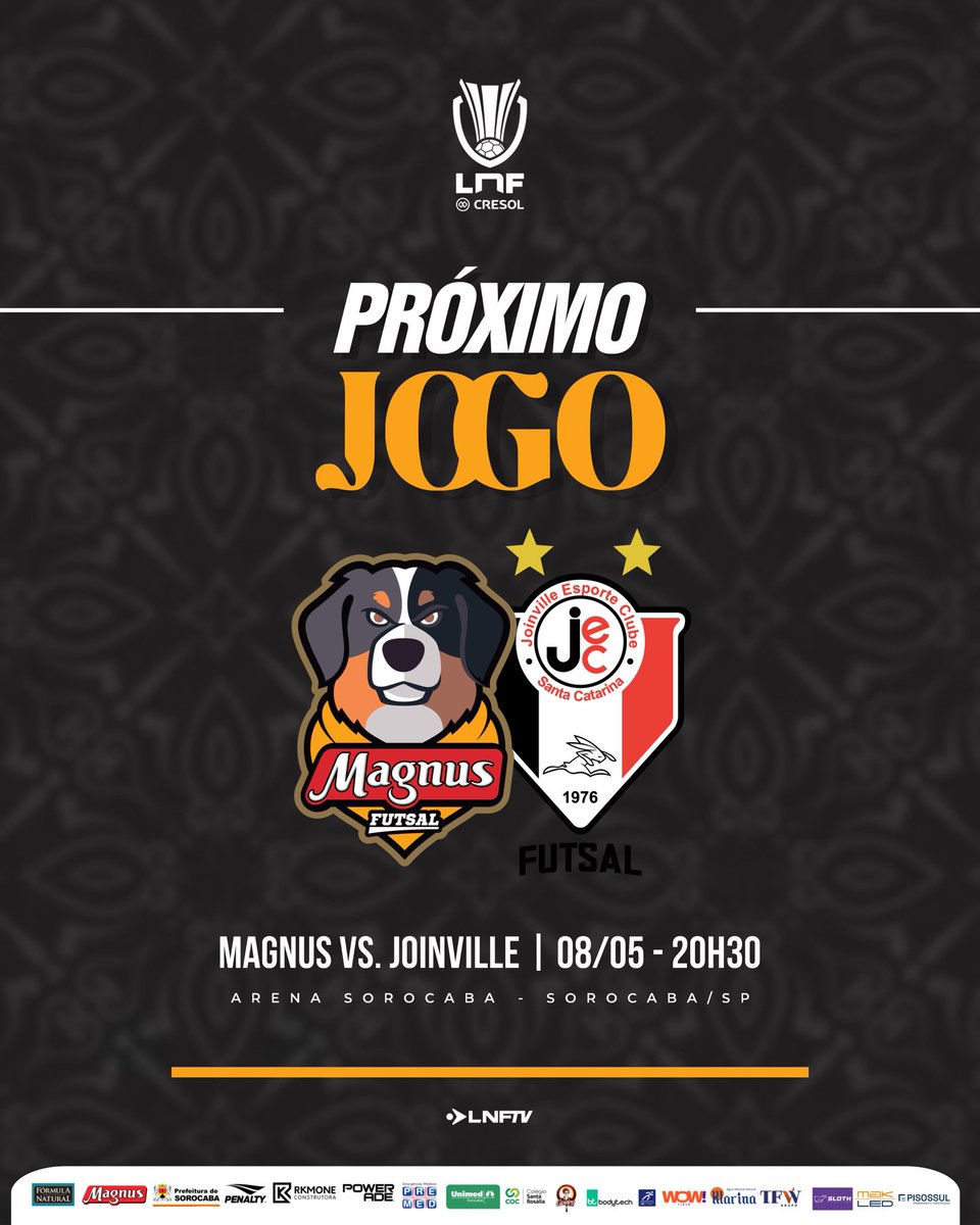 MagnusFutsal's tweet photo. É PRA LOTAR A ARENA! https://t.co/POLYkokOah