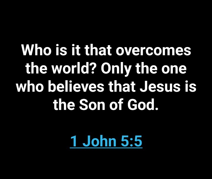 pccbayarea's tweet photo. Today's #BibleVerse from 1 John 5:5

#WednesdayScripture #JesusLovesYou https://t.co/oJ8hXIU16C
