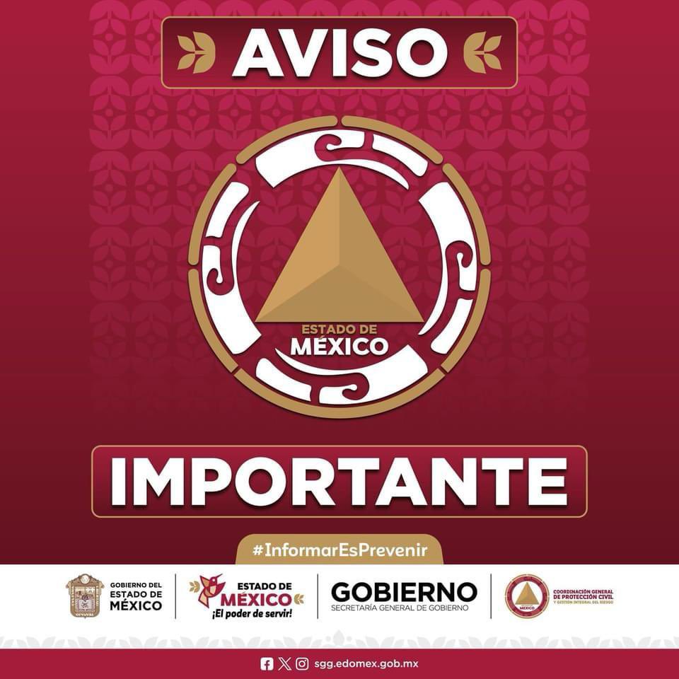 Protección Civil del Estado de México tweet media