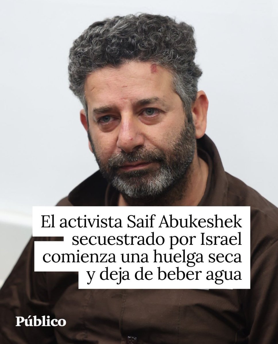 La vida de Saif y Thiago están en manos del Estado colonialista de Israel y de todos sus cómplices silentes de la "comunidad internacional". Urge actuar.
