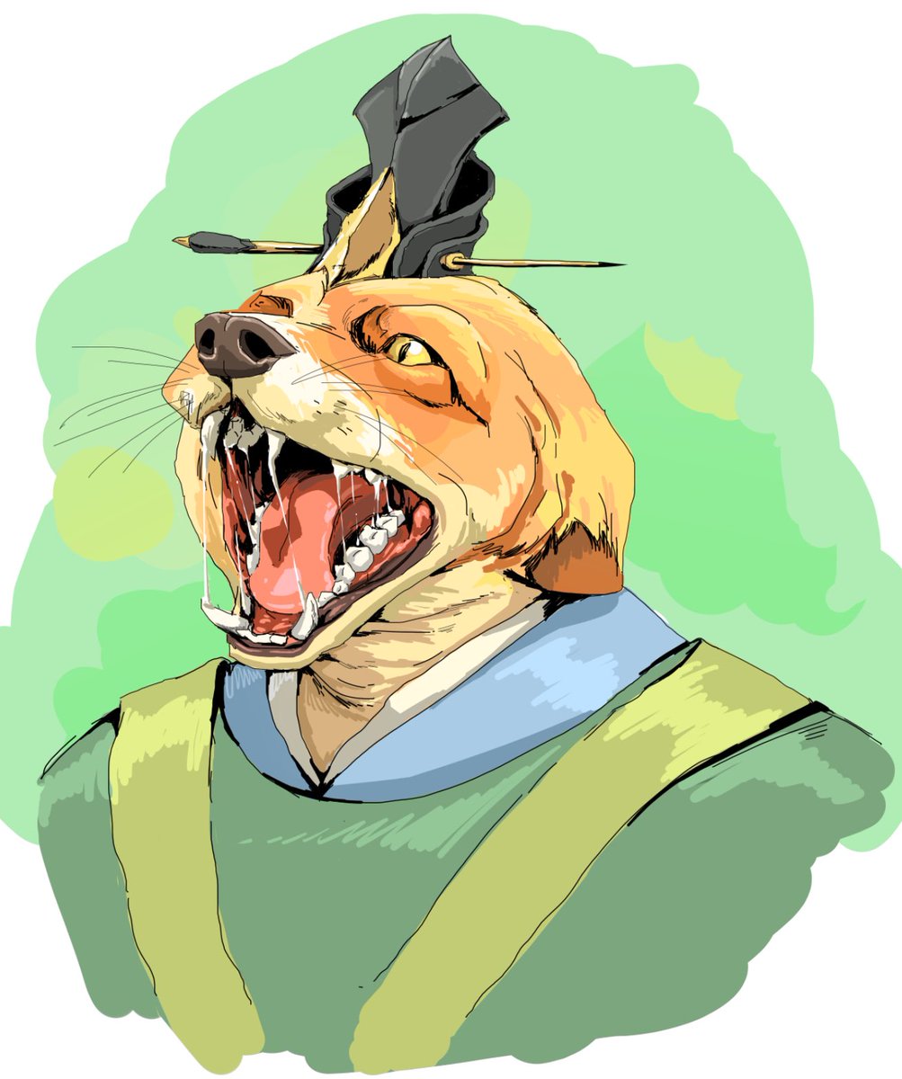2eryB's tweet photo. #animal #fox #furryartists #furry #original #digitalart https://t.co/K6NiWFVgBH
