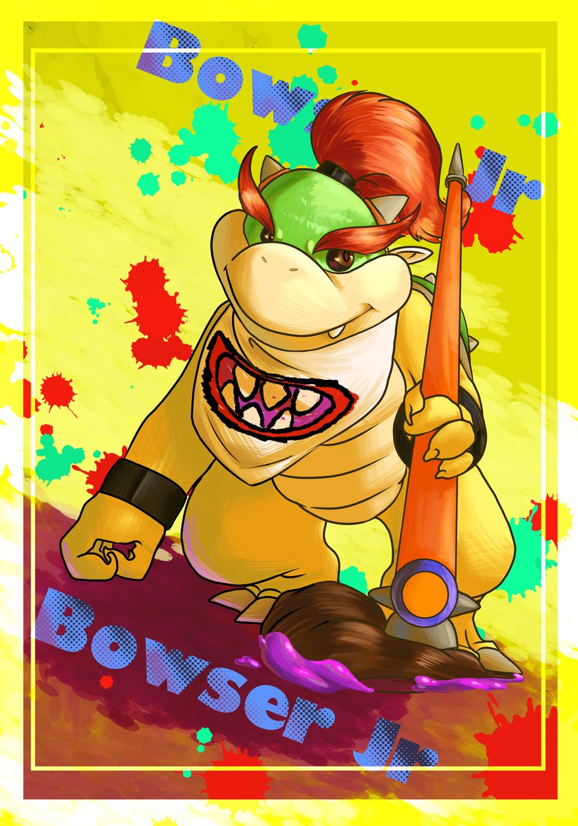 xxtoy_night's tweet photo. New fanart of #bowserjr from the new #mariogalaxy movie https://t.co/0nY6pGLPqE