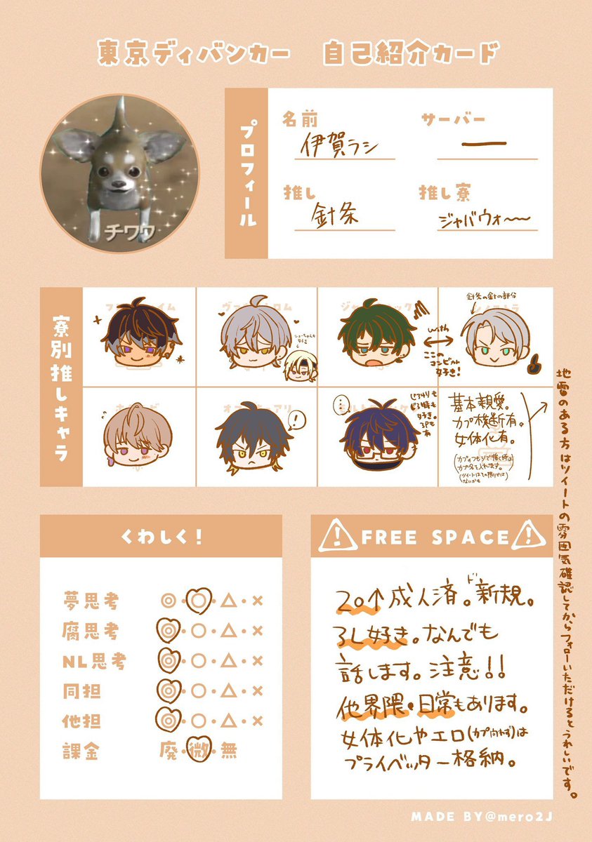 プロフカード