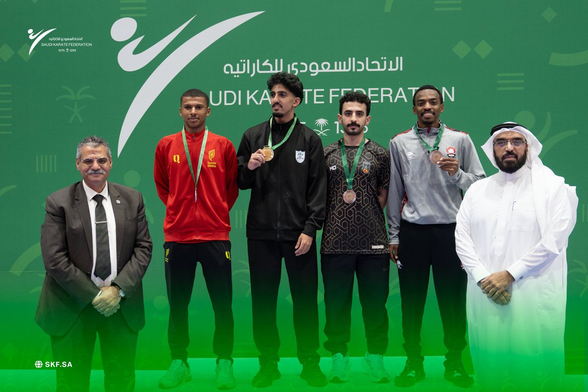 حقق اللاعب  : رائد محمد فران
من نادي تيماء للكاراتيه <a href="/Tayma_SC/">نادي تيماء الرياضي</a>
الميدالية الذهبية🥇
في تصفيات بطولة المملكة التأهيلية الثانية (ذكور) 2026 لجميع الفئات
التي اقيمت بمدينه  ( الرياض📍)
قتال فردي ميزان تحت 60kg
الدرجة الأولى
تمنياتنا للبطل بالتوفيق