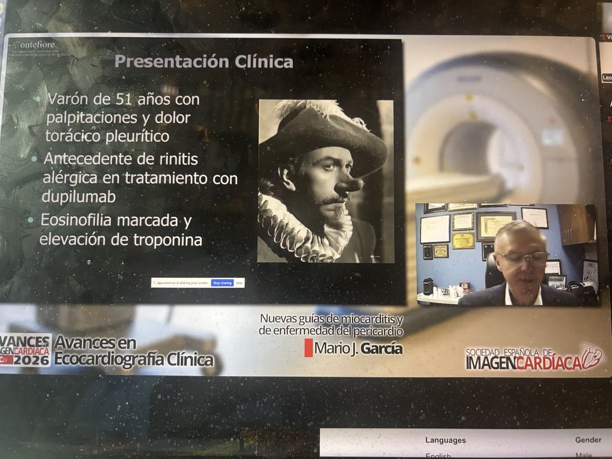 MAecocardio's tweet photo. Empezamos el Webinar de avances en Ecocardiografia clínica que cierra el Master de eco Clinica y da paso a la edición que comienza en Junio El gran Mario Garcia al ataque !!! https://t.co/tjfPRApZ6j