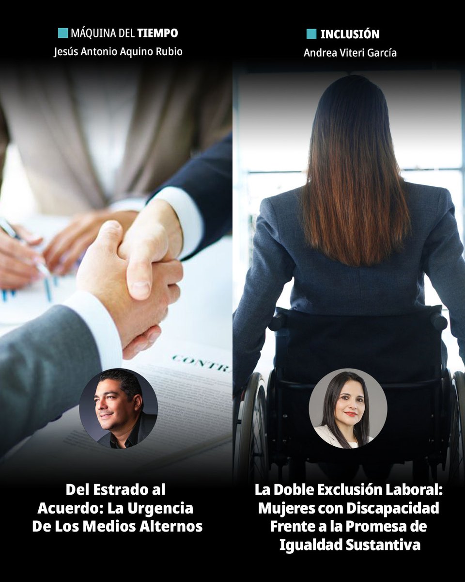 ForoJuridico's tweet photo. 👁️¡Mayo en #ForoJurídico!

🔹Celia Maya: Ética y transparencia en el PJF.🔹Carlos Pérez Macías: Rentabilidad del #Compliance.🔹Jesús Aquino: MASC y paz social.🔹Andrea Viteri: Inclusión de mujeres con discapacidad.
Análisis, sátira y más. ⚖️Súmate: 🌐 https://t.co/toTdtPccrL https://t.co/zpG7x8GFAL