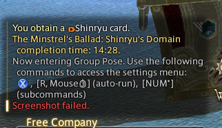 Aps_Orxie's tweet photo. Got bored wanted to do some prep for our new static to try out the unreal, decided to solo shinryu, first time was working out all the kinks and getting placement, second time was about six and change min getting faster ;3 https://t.co/S5TpmuCw6K