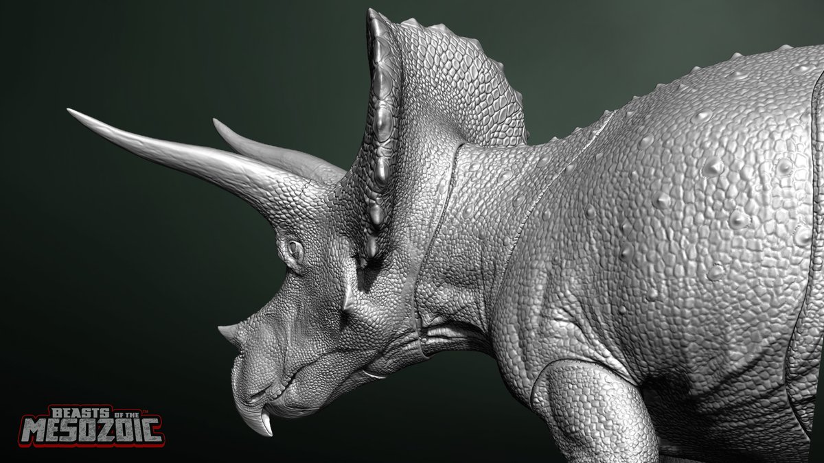 Today we have the new Triceratops horridus 2.0 updated head sculpt by <a href="/LittleBaardo/">Jacob Baardse</a>! Triceratops will also be released at the 1/35th scale and will be part of the upcoming Beasts of the Mesozoic 'T rex wave'. So stay tuned for more info on that in the coming months!