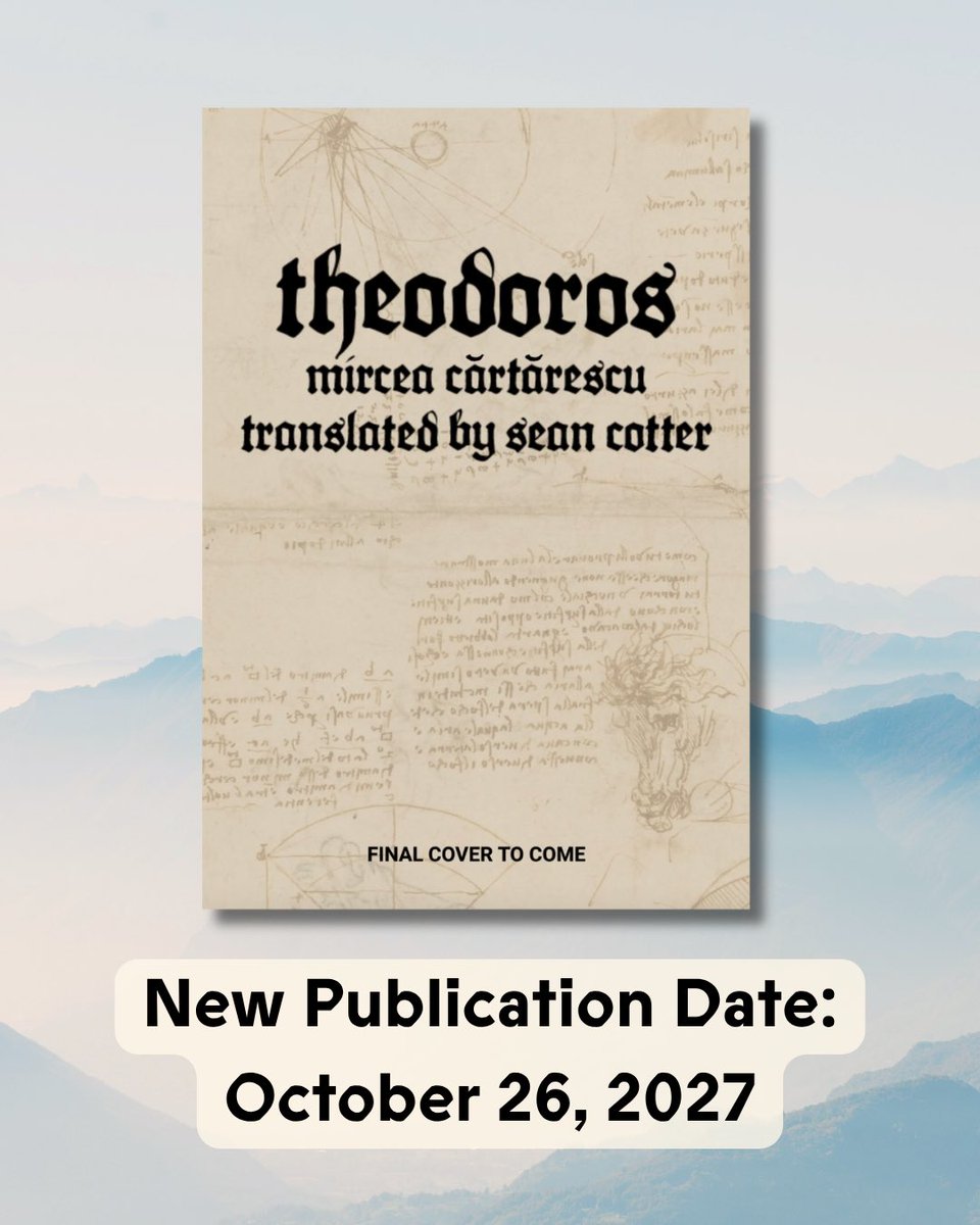 “Great books take time, and publishing is about playing the long game…. Mircea has entrusted us to bring his masterpiece into English. We owe it to him and to his readers all over world to give this book the time it needs to become immortal.” 
—<a href="/willevans/">Will Evans</a>