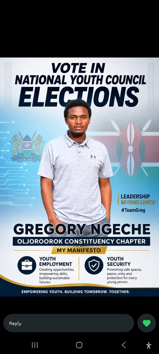 fessie75943's tweet photo. OLJOROOROK ,lets build tomorrow together.Your vote for Greg is a vote for sustainable futures📦 
#The future is young.
#The future is clear.
         #teamGreg 💪💪 https://t.co/SYsEsNqynh
