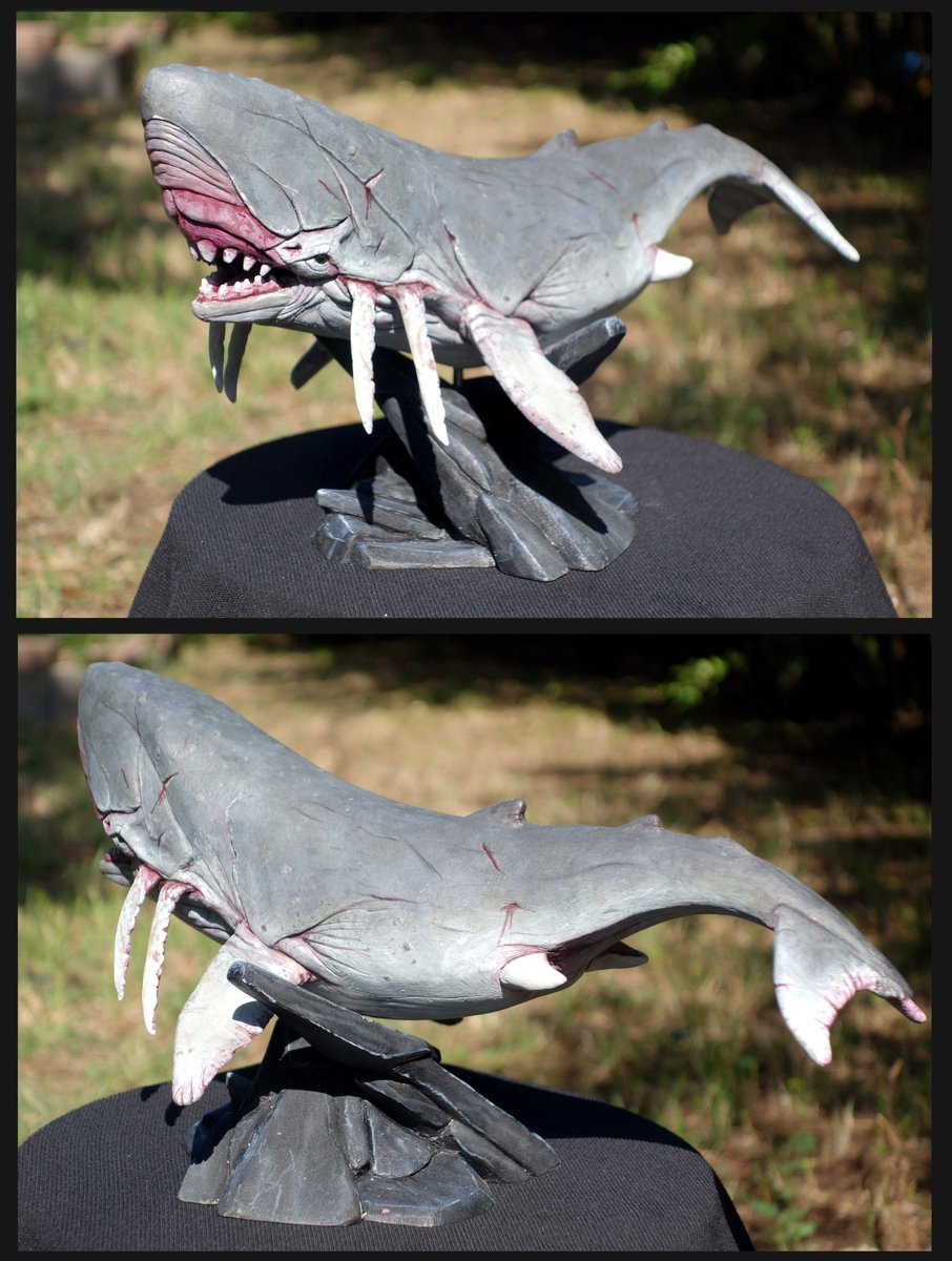 rhunevild's tweet photo. With #Dishonored trending, I guess now is as good a time as any to post my whale sculpture again! https://t.co/ovp2HPWfLs
