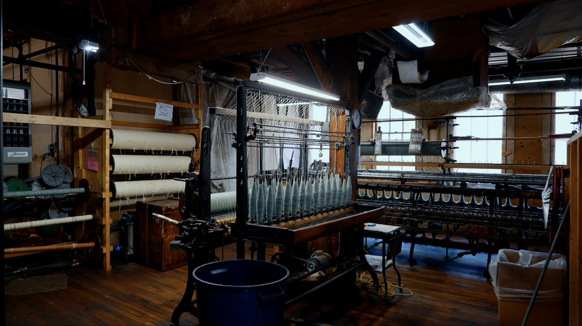 the main issue with restoring wool manufacturing here in New England is not simply “finding workers.”

it is that the industrial base itself was liquidated.

the mills closed. The machines were auctioned off, scrapped, or shipped overseas. The old technicians retired, scattered,