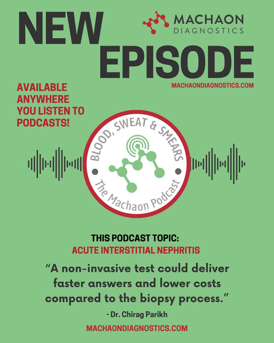 MachaonDx's tweet photo. How much time could non-invasive testing save?
Hear more insights on Blood, Sweat &amp; Smears.
#Podcast #Diagnostics #NonInvasiveTesting https://t.co/RhyrQgGiwA