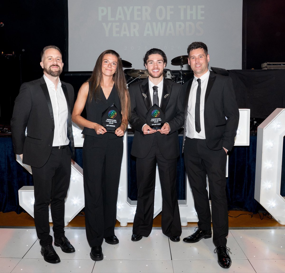 rainbow_blades's tweet photo. Your 2025/26 Rainbow Blades Men’s &amp; Women’s Player of the Year 🏆

Callum O’Hare &amp; Amy Andrews 👏 https://t.co/u677uHioIX