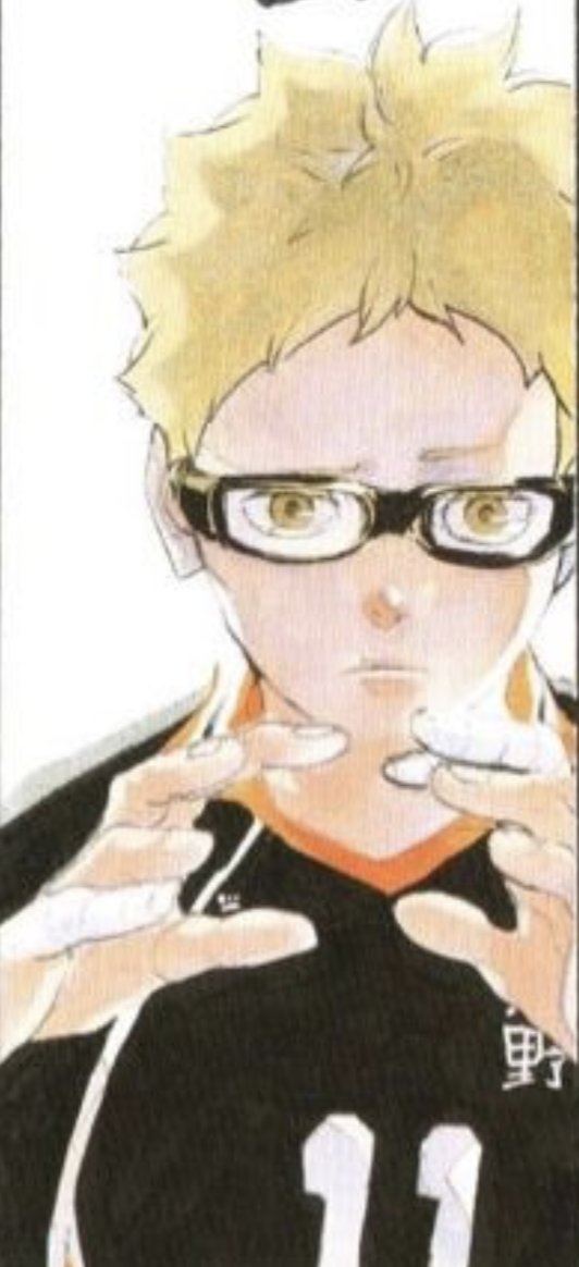 i love this stupid face tsukishima does