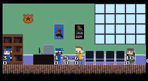 putting together a police station scene for my garage sale game/ #humpday