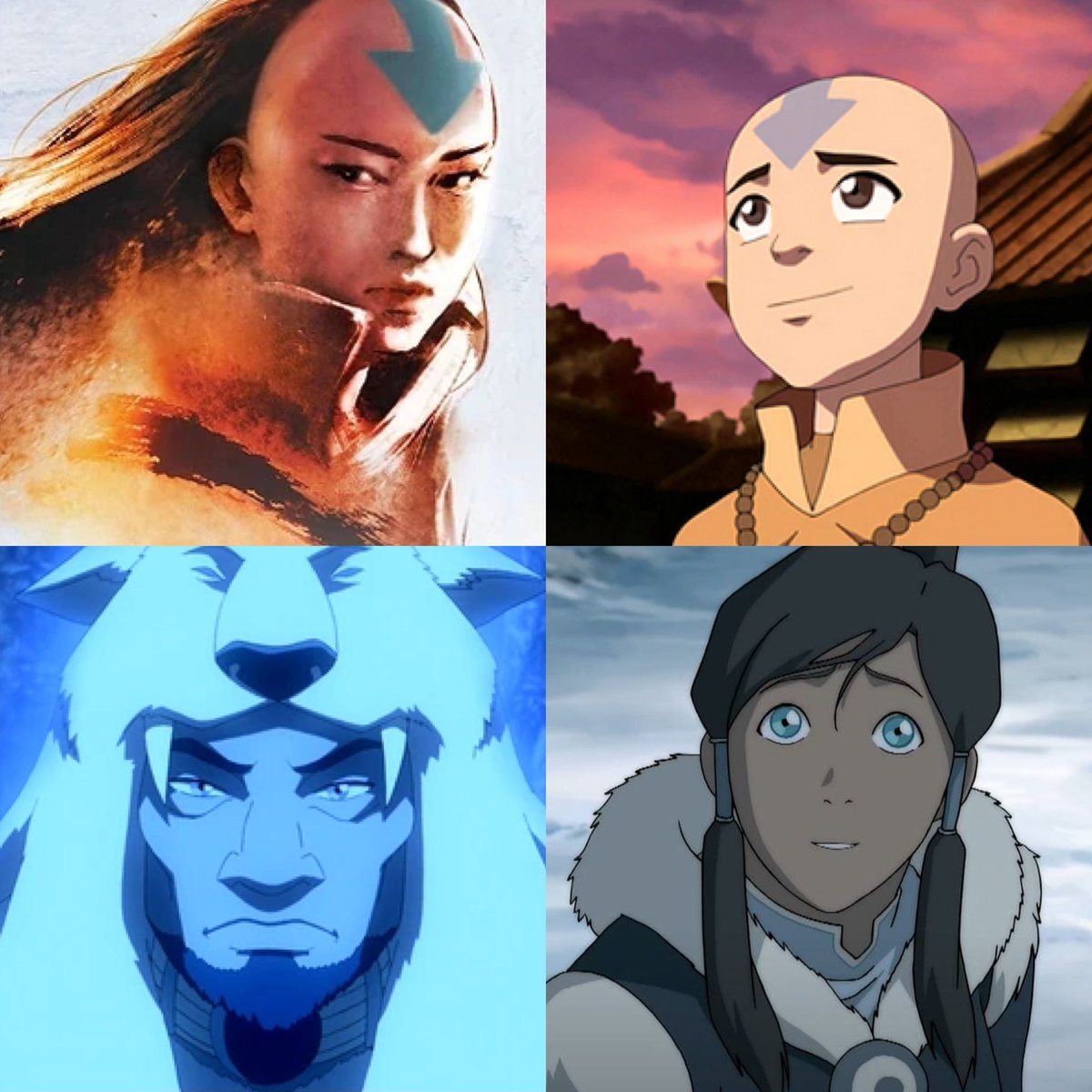 Every known Air Nomad Avatar has been wildly successful at preserving peace and restoring balance in the physical world, and every known Water Tribe Avatar has had to deal with negative consequences in the spirit world following that